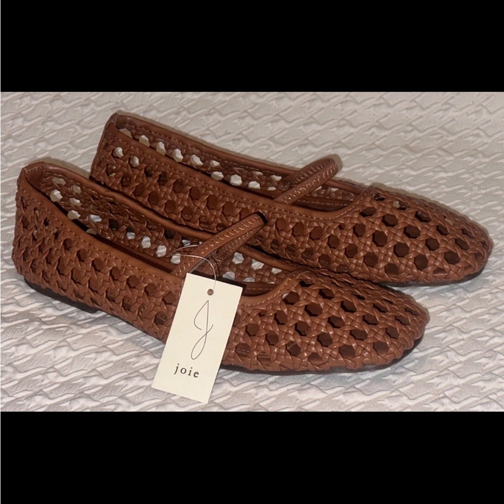 Joie Women's Tan Woven Loafers
